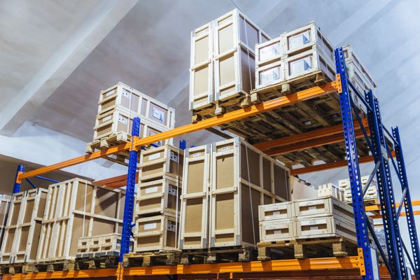 Large trucking warehouse